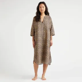 Carapaces Strandkleid aus Leinen für Damen