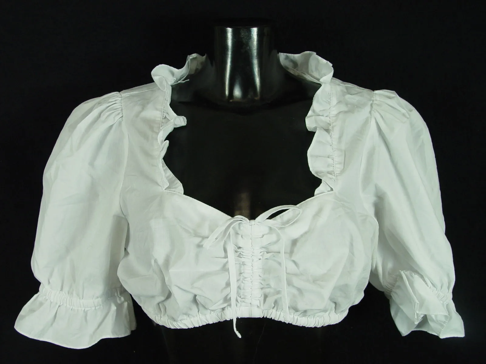 Gr.44 Dirndlbluse Bluse für Dirndl  Trachtenbluse B4571