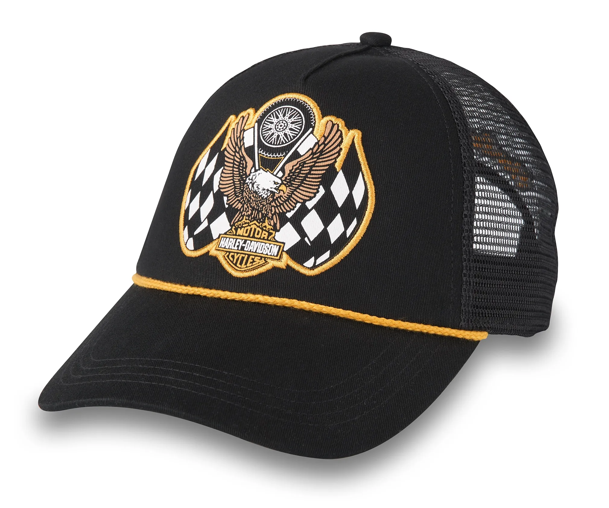 Harley-Davidson Damen Trucker Cap Trophy Retro schwarz