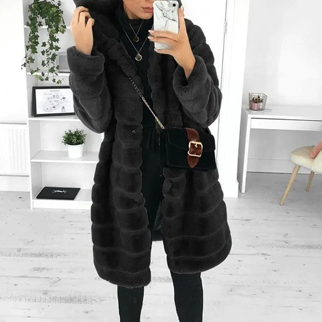 Heidi-Mode | Bequemer Wintermantel mit Kapuze
