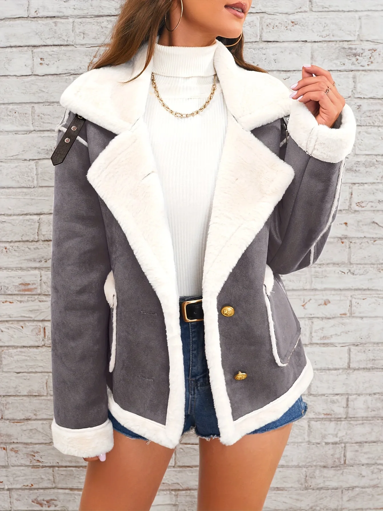 Heidi-Mode | Retro-Wintermantel mit luxuriösem Pelz