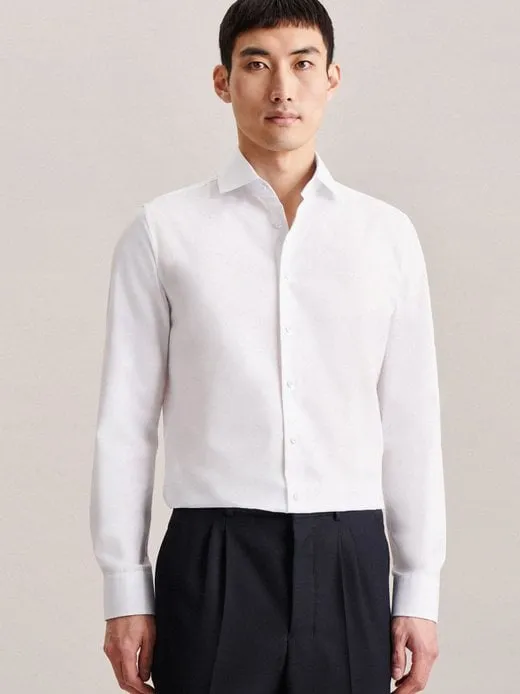 Herren Business Hemd - Slim Langarm