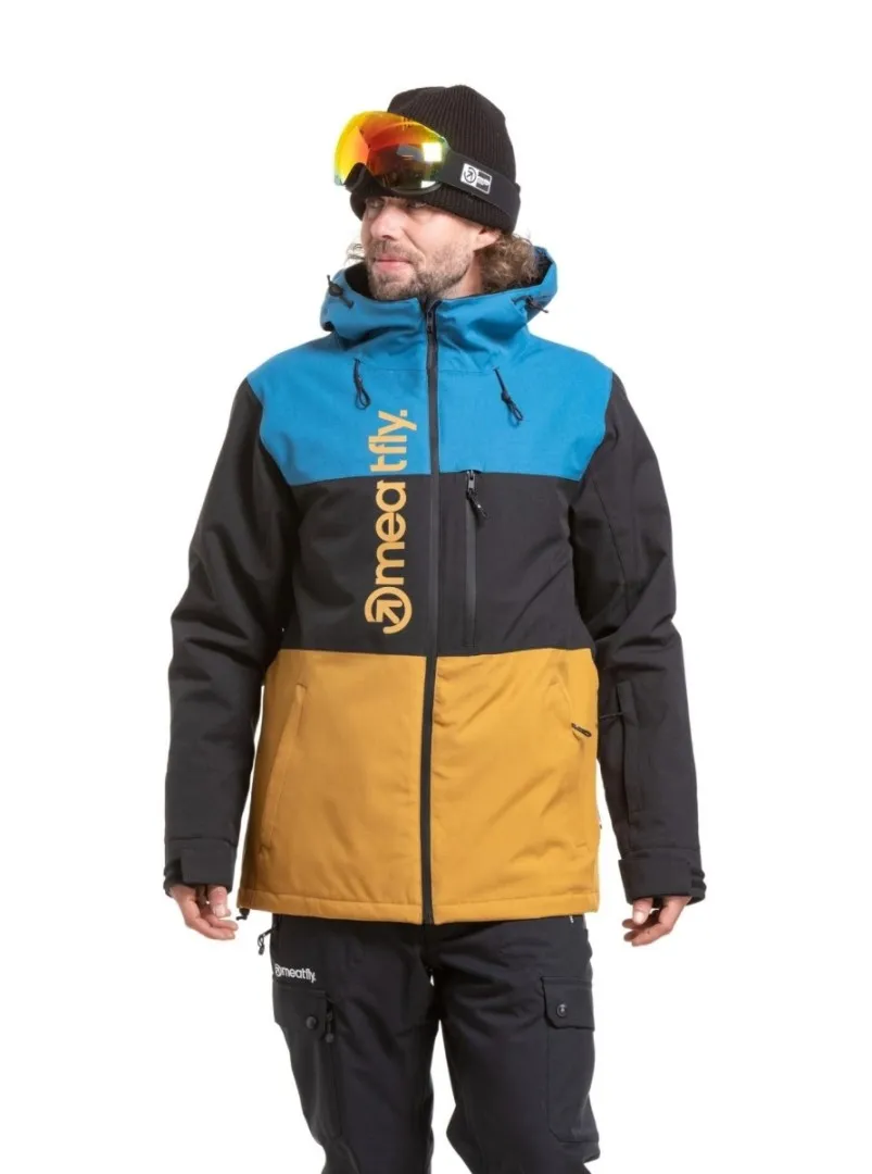 Herren SNB & SKI Jacke Meatfly Manifold braun/schwarz/blau
