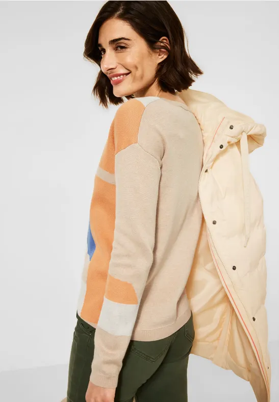 Jacquard Pullover mit Muster