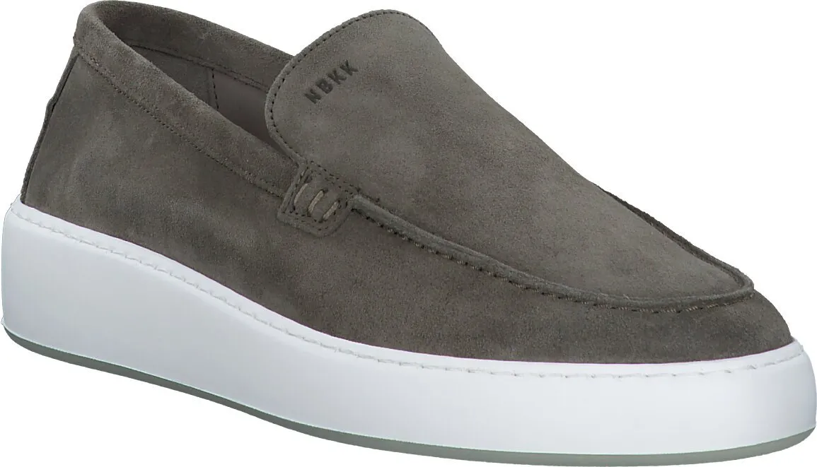 JIRO MIO (M) Herren-Slipper aus Leder 225692958955 (Grau)