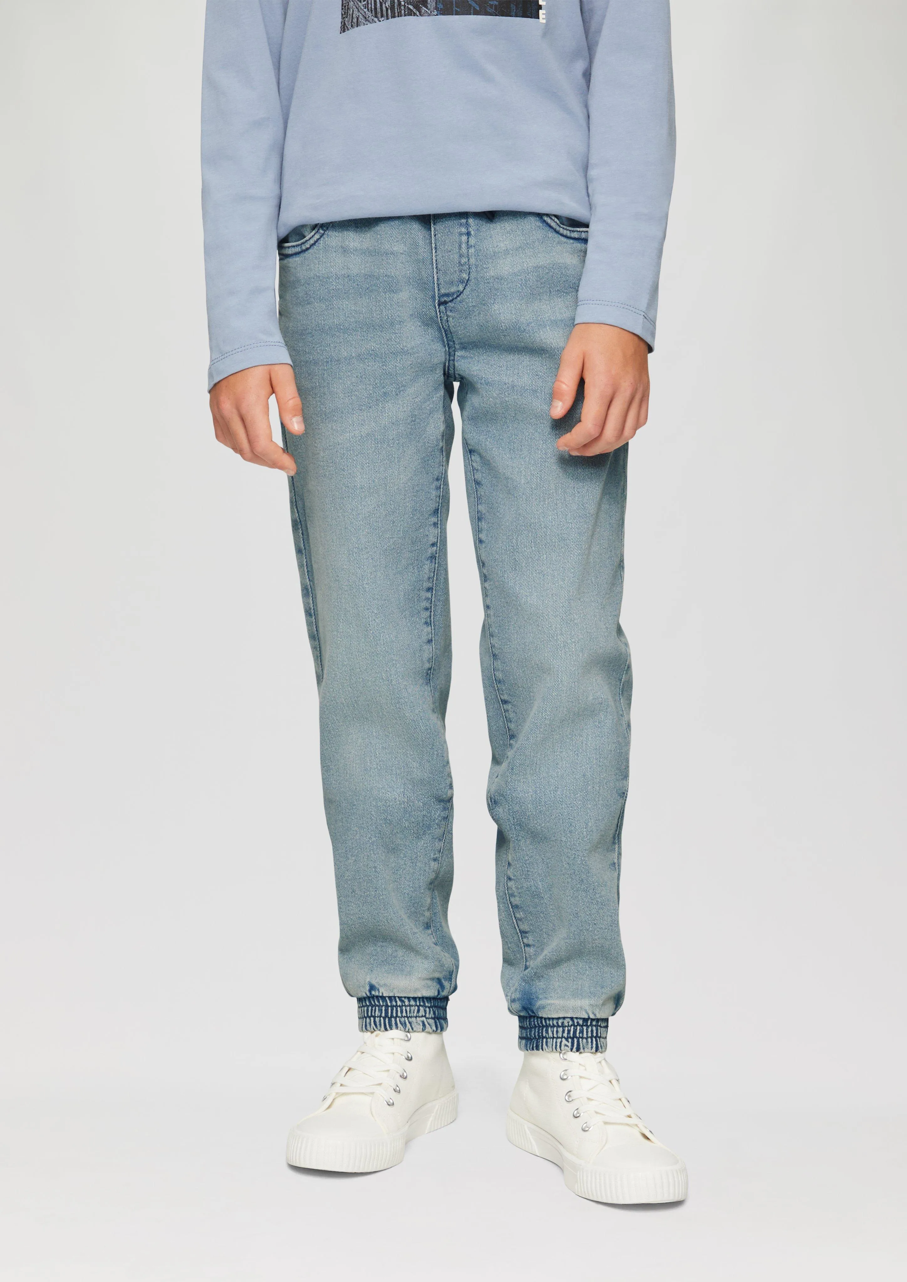Jogging-Jeans Pete / Regular Fit / Mid Rise / Straight Leg