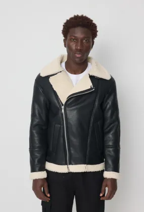 Kunstlederjacke