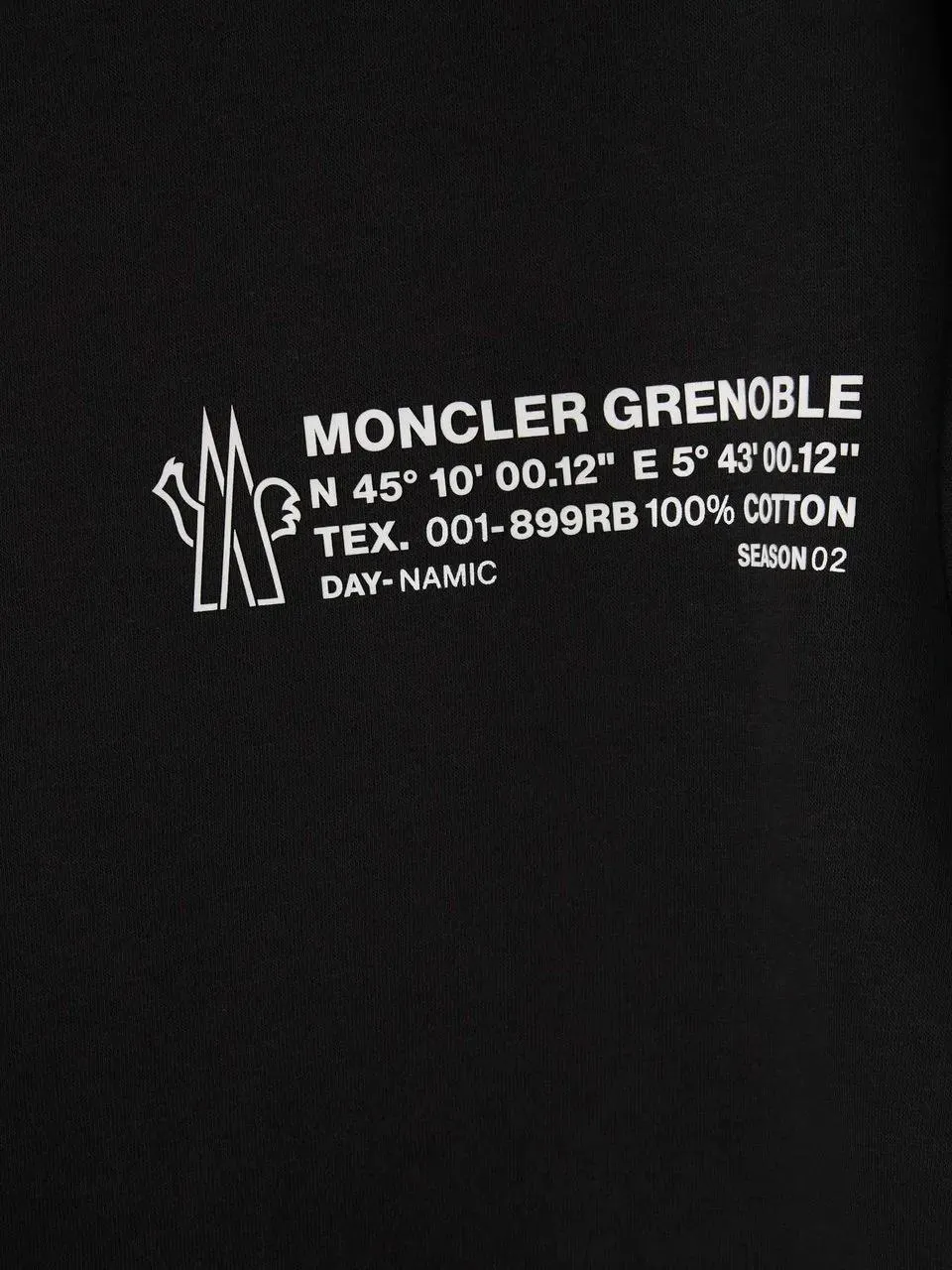   Moncler  Contrast Graphic Sweatshirt schwarz