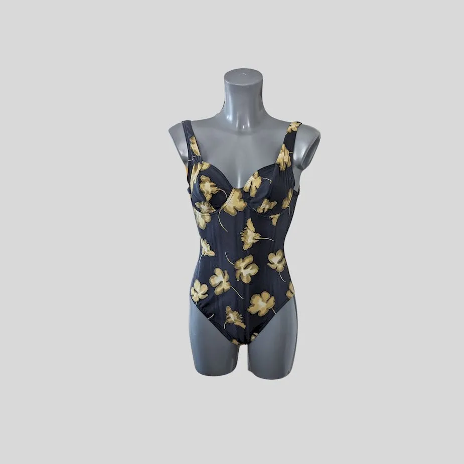 NEU! Rasurel Vintage Badeanzug 38B : 80er 90er Original Vintage