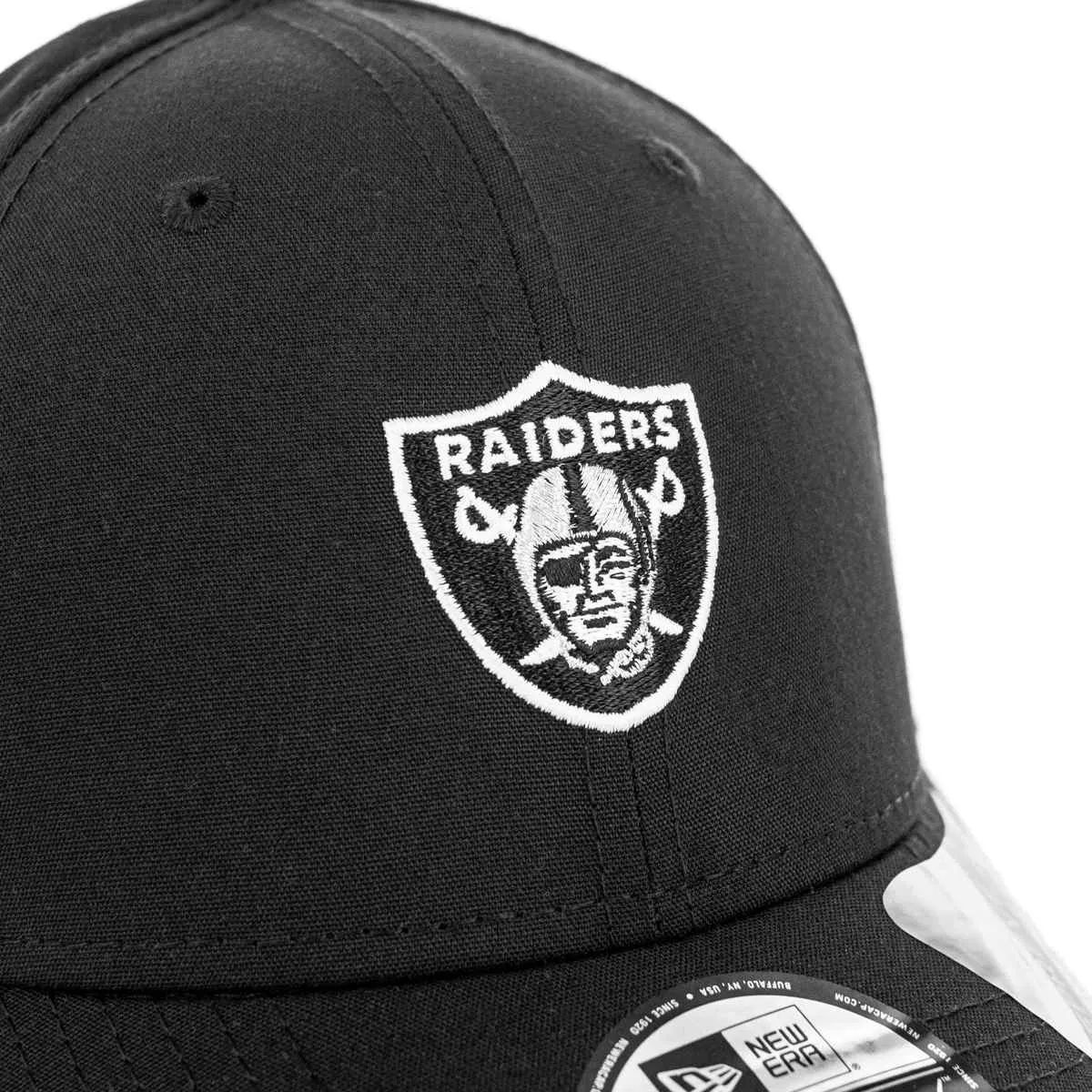 New Era Las Vegas Raiders NFL Repreve Mini Logo 940 Cap 60580714 - schwarz-weiss-silber