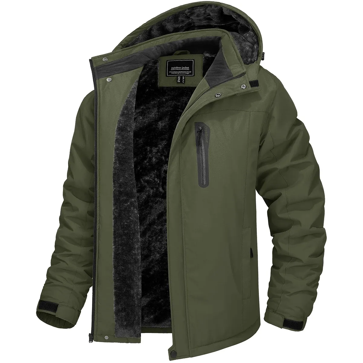 Nordtre - Wasserdichter Wintermantel Männer – Gefüttert, Winddicht, Outdoor Jacke