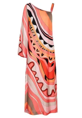 One-Shoulder Kleid Paosa