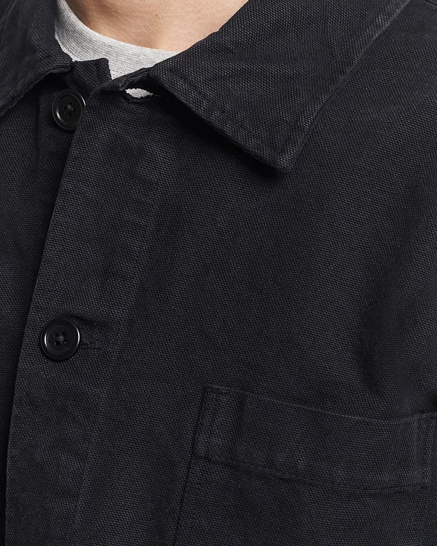 Organic Workwear Jacket Deep Black