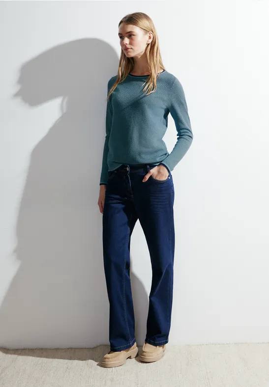 Pullover mit Struktur