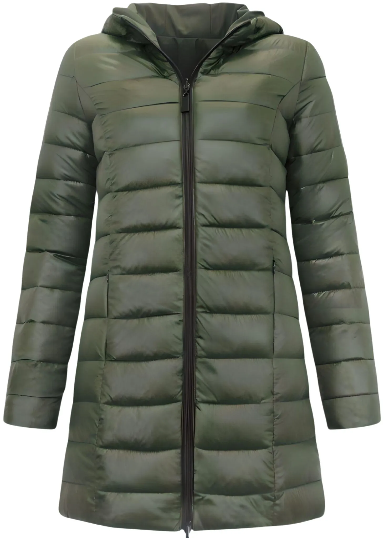 Reversible Wintermantel Damen - 2161-G - Grün