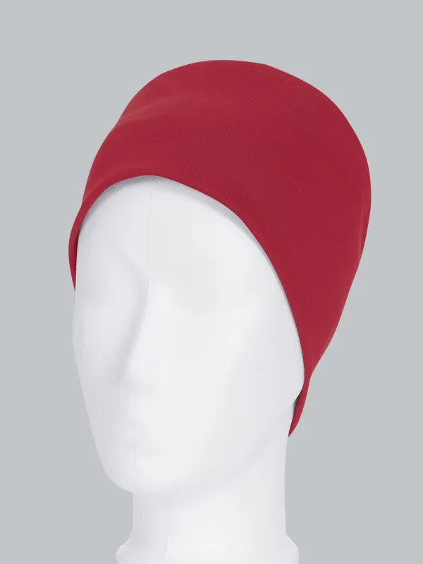 Soft-Cap aus Viskose Rubin