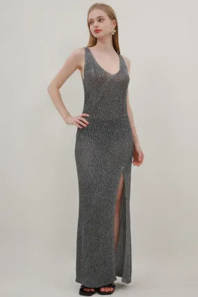 Strandkleid mit Lurex