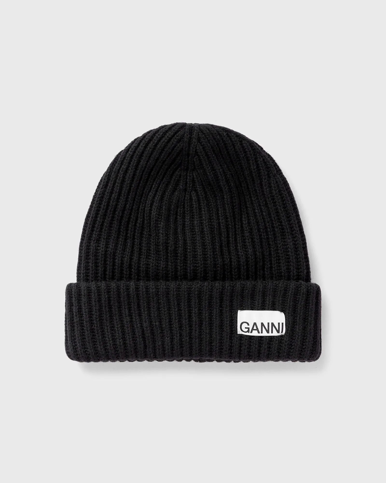 Strickmütze GANNI Structured Rib Beanie 5714667416047