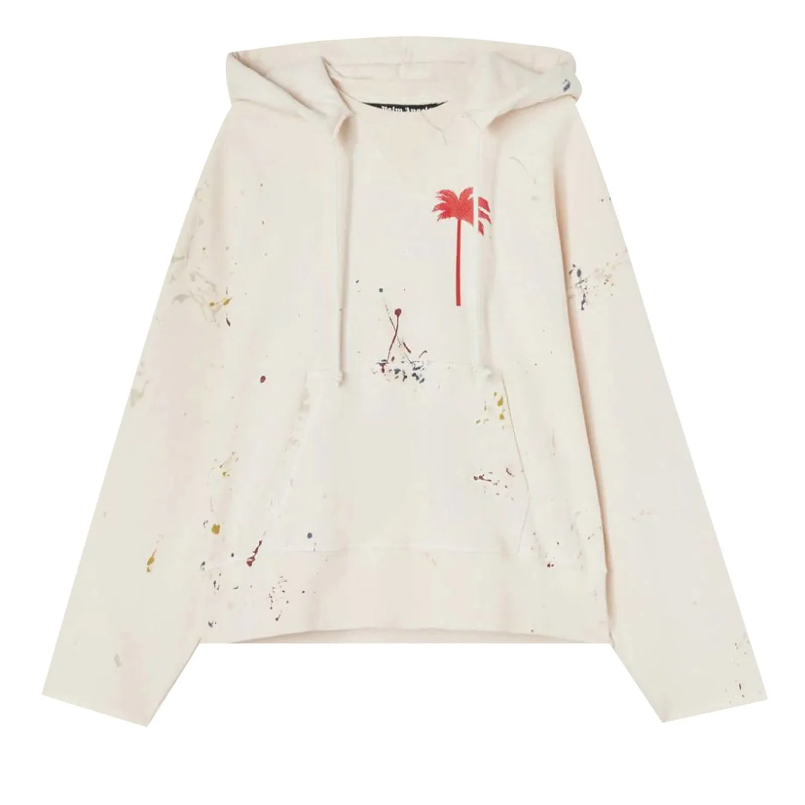 Sweatshirt Palm Angels PxP Painted Raw Cut Hoodie PMBB104S22FLE0010325