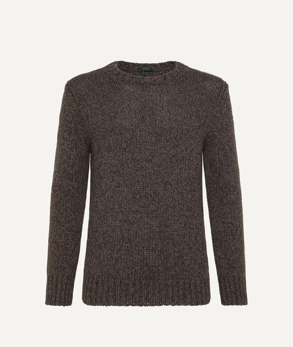 Zanone - Round Neck Sweater in Virgin Wool